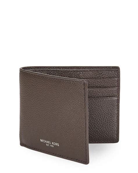 michael kors men's wallet leather.